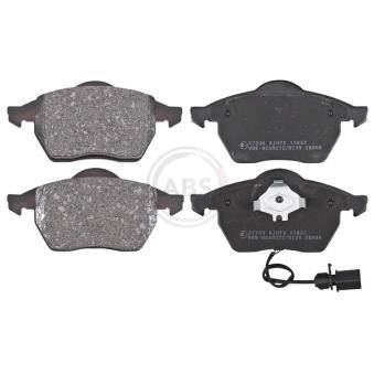 Jeu de 4 plaquettes de frein avant A.B.S. 37239 pour VOLKSWAGEN SHARAN 1.9 TDI - 115cv