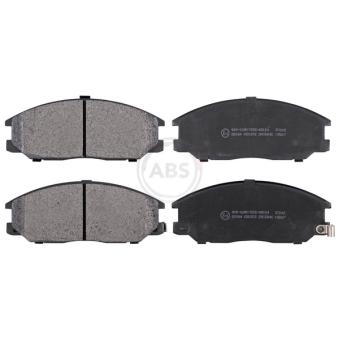 Jeu de 4 plaquettes de frein avant A.B.S. [37242]
