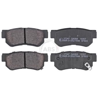 Jeu de 4 plaquettes de frein arrière A.B.S. [37247]