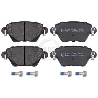 Jeu de 4 plaquettes de frein arrière A.B.S. [37254]