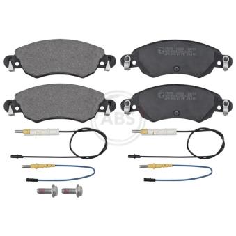 Jeu de 4 plaquettes de frein avant A.B.S. OEM 425214