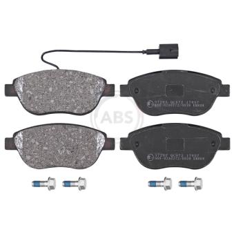 Jeu de 4 plaquettes de frein avant A.B.S. 37282 pour FIAT DOBLO 1.4 Natural Power - 120cv