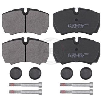 Jeu de 4 plaquettes de frein arrière A.B.S. [37298]