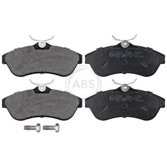 Jeu de 4 plaquettes de frein avant A.B.S. [37308]