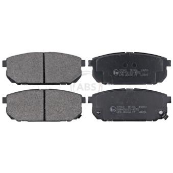 Jeu de 4 plaquettes de frein arrière A.B.S. [37362]