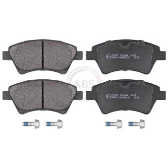 Jeu de 4 plaquettes de frein avant A.B.S. [37397]
