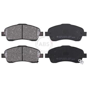 Jeu de 4 plaquettes de frein avant A.B.S. 37400 pour MINI MINI 1.6 - 110cv