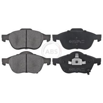 Jeu de 4 plaquettes de frein avant A.B.S. 37402 pour MERCEDES-BENZ CLASSE R 1.8 - 110cv
