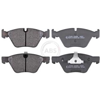 Jeu de 4 plaquettes de frein avant A.B.S. [37409]