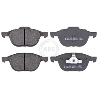 Jeu de 4 plaquettes de frein avant A.B.S. 37422 pour MAZDA MX-5 RF 2.0 TDCi - 110cv