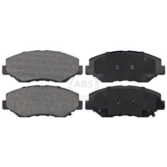 Jeu de 4 plaquettes de frein avant A.B.S. OEM 06450S9AE51