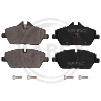 Jeu de 4 plaquettes de frein avant A.B.S. [37434]