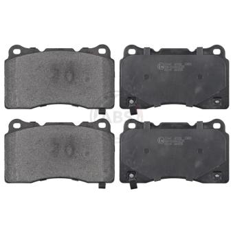 Jeu de 4 plaquettes de frein avant A.B.S. 37447 pour AUDI A5 70 - 320cv