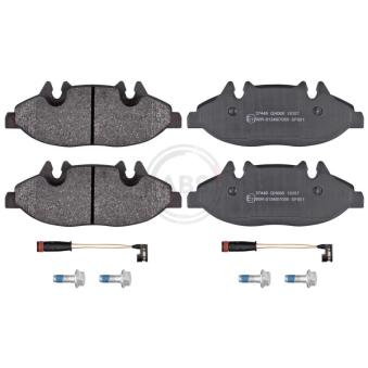 Jeu de 4 plaquettes de frein avant A.B.S. [37449]