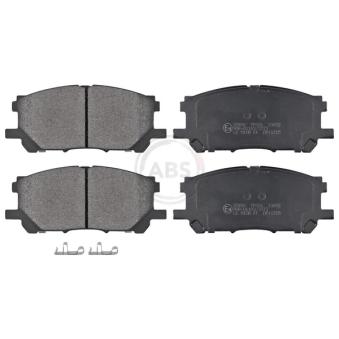 Jeu de 4 plaquettes de frein avant A.B.S. OEM 0446548100
