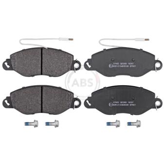 Jeu de 4 plaquettes de frein avant A.B.S. [37462]