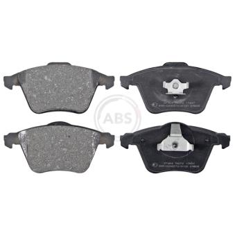 Jeu de 4 plaquettes de frein avant A.B.S. [37464]