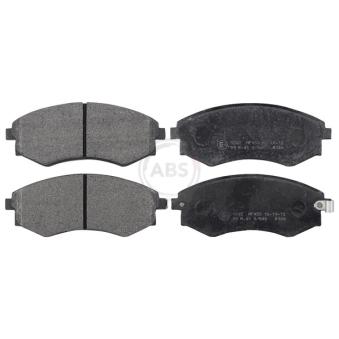 Jeu de 4 plaquettes de frein avant A.B.S. OEM 4813008151