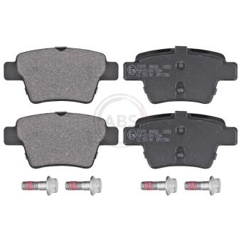 Jeu de 4 plaquettes de frein arrière A.B.S. OEM 425440