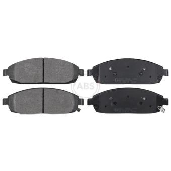 Jeu de 4 plaquettes de frein avant A.B.S. [37517]