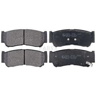 Jeu de 4 plaquettes de frein arrière A.B.S. [37523]