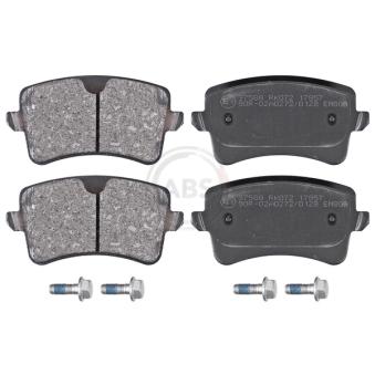 Jeu de 4 plaquettes de frein arrière A.B.S. [37588]