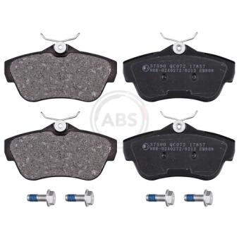 Jeu de 4 plaquettes de frein arrière A.B.S. [37590]