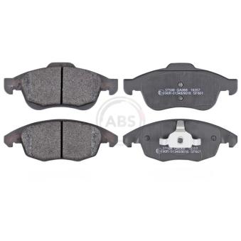 Jeu de 4 plaquettes de frein avant A.B.S. [37598]
