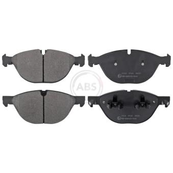 Jeu de 4 plaquettes de frein avant A.B.S. 37610 pour MAZDA CX-9 3.0sd - 286cv