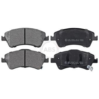 Jeu de 4 plaquettes de frein avant A.B.S. OEM 0446502190