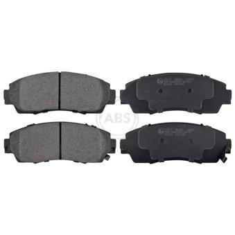 Jeu de 4 plaquettes de frein avant A.B.S. [37627]