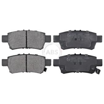 Jeu de 4 plaquettes de frein avant A.B.S. [37628]