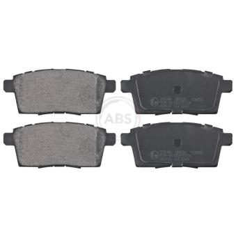Jeu de 4 plaquettes de frein arrière A.B.S. [37644]