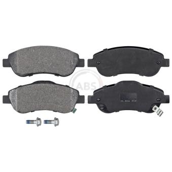 Jeu de 4 plaquettes de frein avant A.B.S. [37650]