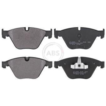 Jeu de 4 plaquettes de frein avant A.B.S. [37669]