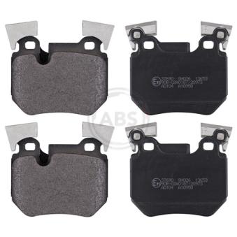 Jeu de 4 plaquettes de frein arrière A.B.S. 37690 pour BMW Série 1 135 i - 326cv