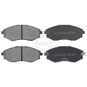 Jeu de 4 plaquettes de frein avant A.B.S. [37699]