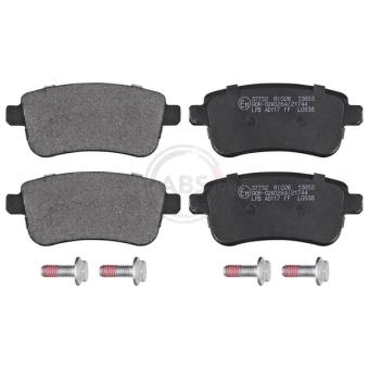 Jeu de 4 plaquettes de frein arrière A.B.S. [37732]