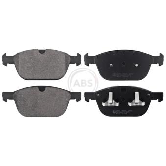 Jeu de 4 plaquettes de frein avant A.B.S. [37750]