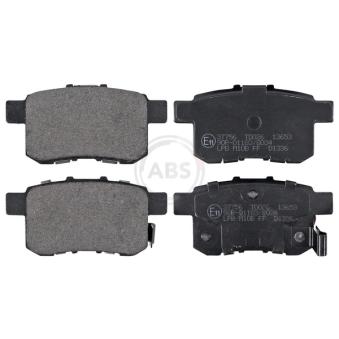 Jeu de 4 plaquettes de frein arrière A.B.S. [37756]