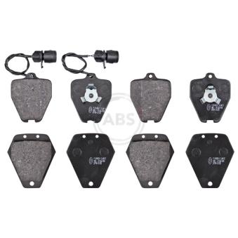 Jeu de 4 plaquettes de frein avant A.B.S. OEM 441698151G