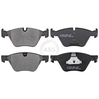 Jeu de 4 plaquettes de frein avant A.B.S. [37786]