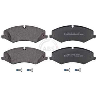 Jeu de 4 plaquettes de frein avant A.B.S. 37803 pour LAND ROVER DEFENDER 2.0 P300 Si4 4x4 - 300cv