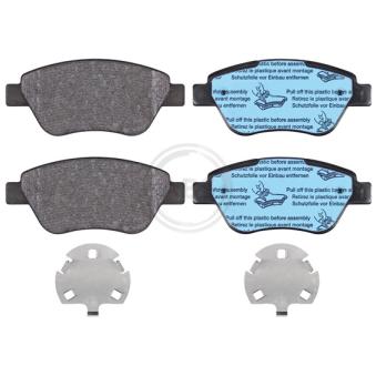 Jeu de 4 plaquettes de frein avant A.B.S. OEM 77364893
