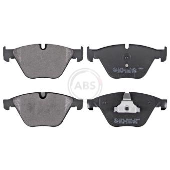 Jeu de 4 plaquettes de frein avant A.B.S. [37829]