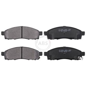 Jeu de 4 plaquettes de frein avant A.B.S. [37832]