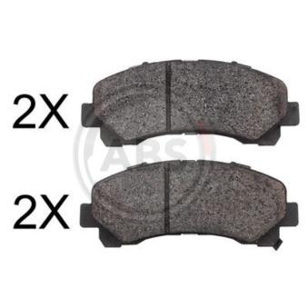 Jeu de 4 plaquettes de frein avant A.B.S. OEM 8980791040