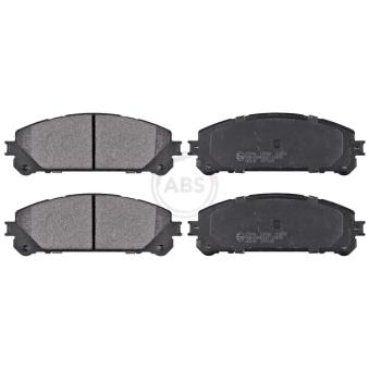 Jeu de 4 plaquettes de frein avant A.B.S. [37844]