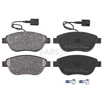 Jeu de 4 plaquettes de frein avant A.B.S. 37871 pour OPEL COMBO 1.4 CNG - 120cv