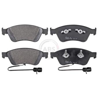 Jeu de 4 plaquettes de frein avant A.B.S. OEM 4D0698151AB